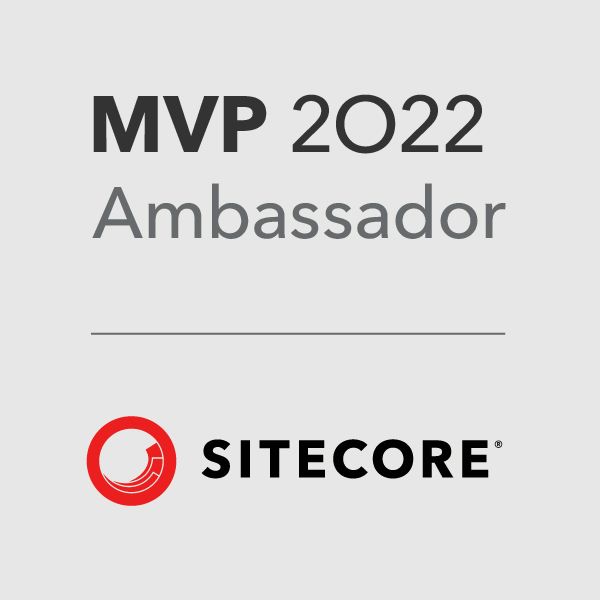 2022 Sitecore MVP Ambassador