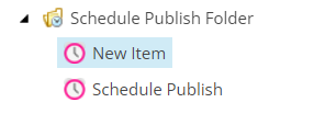 Setting up publishing schedules in Sitecore