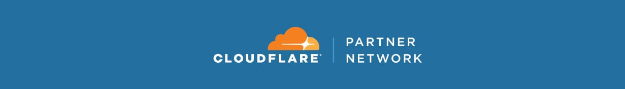 Cloudflare Partner Network Blue Banner