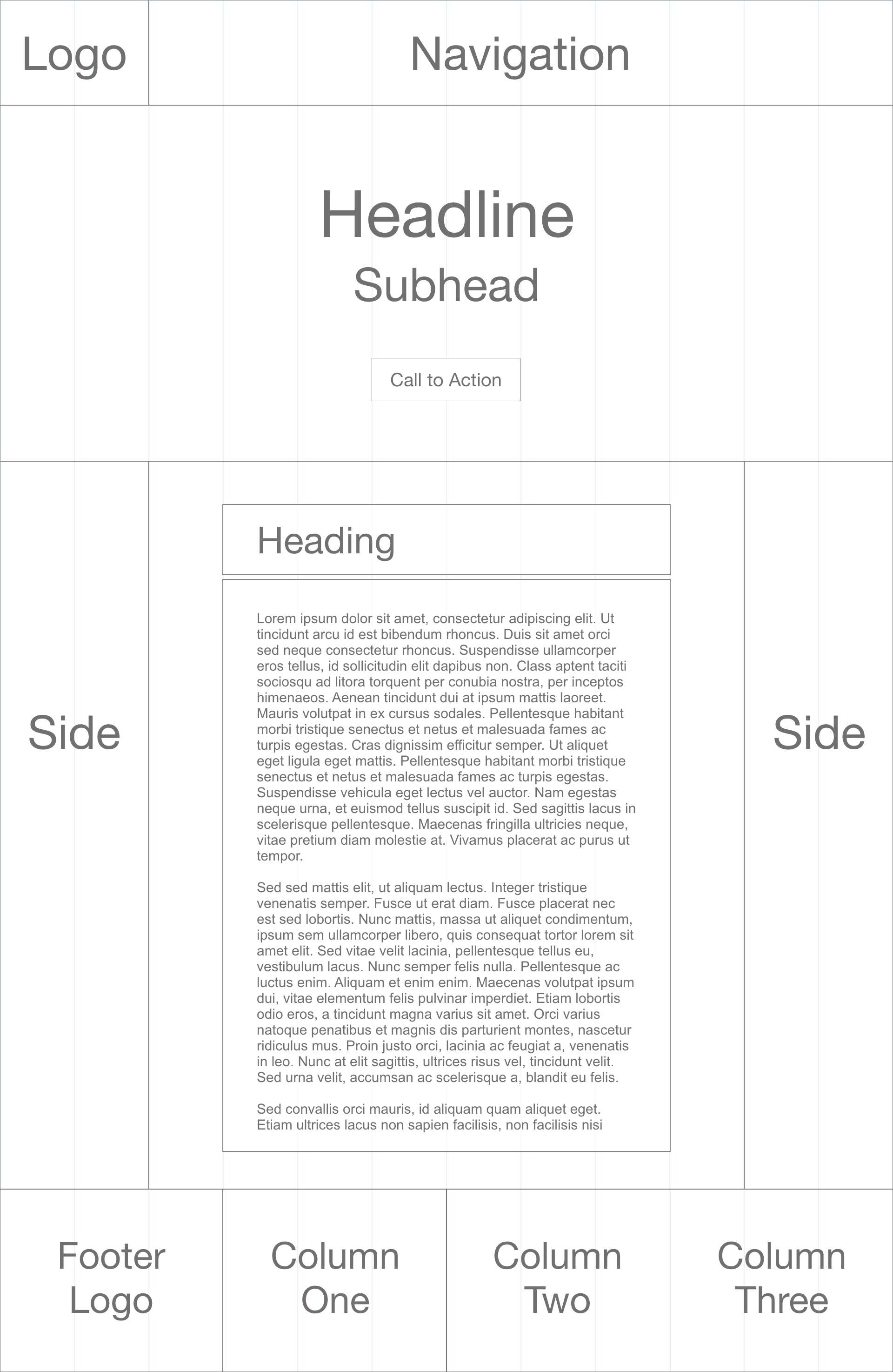 Before CSS Grid, layouts are symmetrical and static.