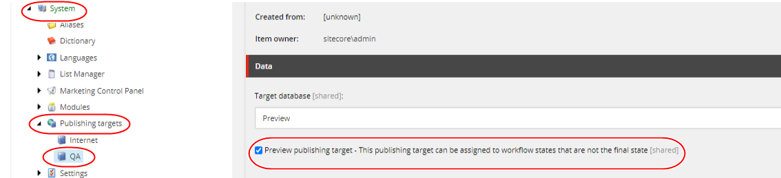Preview Publishing Box In Sitecore