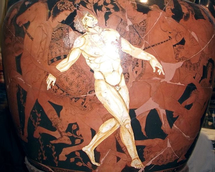 Greek Talos painting